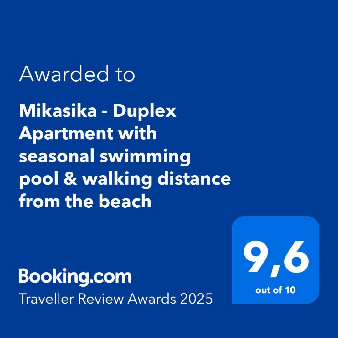 Mikasika - Duplex Apartment With Seasonal Swimming Pool & Walking Distance From The Beach La Cala Del Moral ภายนอก รูปภาพ